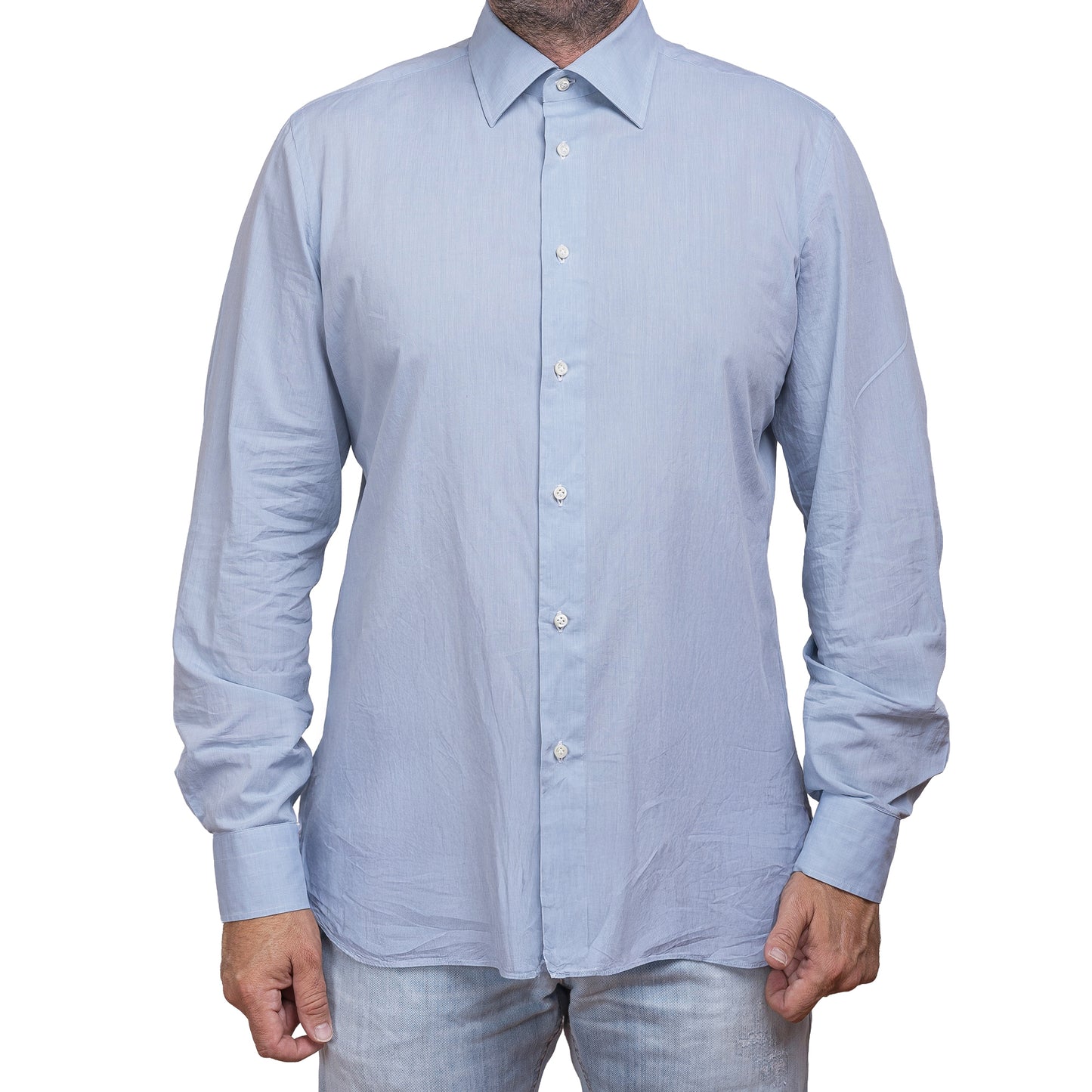 Camicia Celeste – Raffinatezza Contemporanea