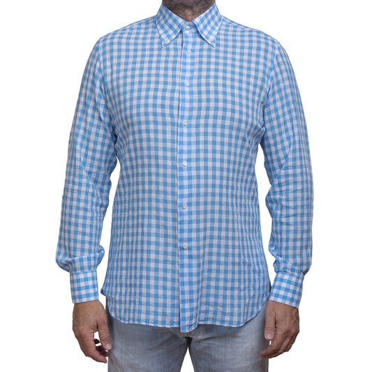 Camicia a Quadri Grandi Vichy – Carattere Deciso