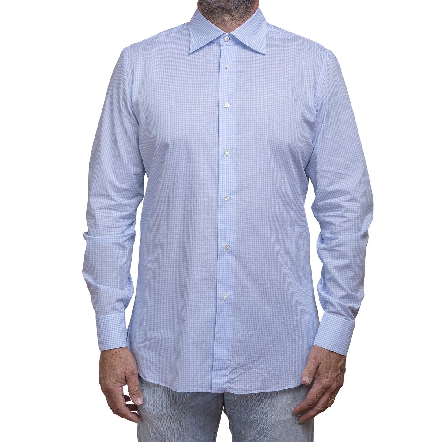 Camicia a Quadretti Piccoli - Vichy – Eleganza Disinvolta